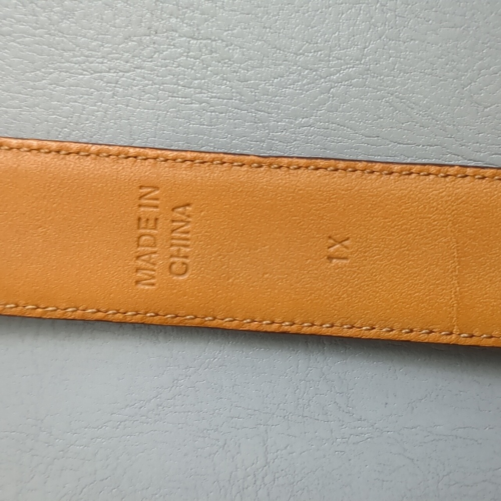 LRL Brown Leather Belt - Picture 4 of 8